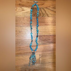 Vintage Turquoise Beaded Necklace